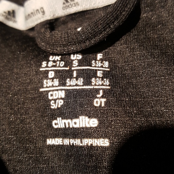 ⛔SOLD⛔ Adidas Climalite Running Zip Up Hoodie - Picture 3 of 6